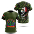 Hoodifize Unisex Shirts Cinco de Mayo Mexico Camouflage 3D Skull Flag