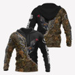 Hoodifize - Custom Name Black Butcher Forest Camo Unisex Adult Shirts