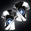 Hoodifize - Custom Name Greece Hellas Coat Of Arms Diamond White Unisex Adult Shirts