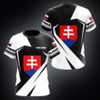 Hoodifize - Custom Name Slovakia Coat Of Arms Diamond White Unisex Adult Shirts