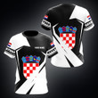 Hoodifize - Custom Name Croatia Hrvatska Coat Of Arms Diamond White Unisex Adult Shirts