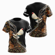 Hoodifize - Custom Name Rooster Wing Forest Camo Unisex Adult Shirts