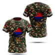 Hoodifize Unisex Shirts Custom Name Armenia 3D Camouflage Skull Flag