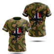 Hoodifize Unisex Shirts Custom Name Norway 3D Camouflage Skull Flag