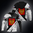Hoodifize - Custom Name Russia Coat Of Arms Diamond White Unisex Adult Shirts