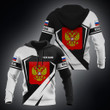 Hoodifize - Custom Name Russia Coat Of Arms Diamond White Unisex Adult Shirts