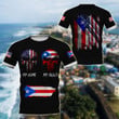American My Home Puerto Rican My Blood Unisex Adult Shirts