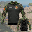 Customize Spain Coat Of Arms Camo Unisex Adult Hoodies