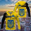Customize Ukraine Coat Of Arms 3D Unisex Adult Shirts