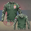 Customize Serbia Coat Of Arms Camo Unisex Adult Hoodies