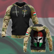 Customize Hungarian Army Unisex Adult Hoodies