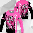 Breast Cancer Angel Survivor 3D Unisex Adult Shirts