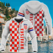 Croatia Flag Unisex Adult Hoodies