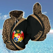 Tonga Coat Of Arms PolynesianCircle Style Unisex Adult Hoodies