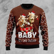 Funny Giraffe Ugly Christmas Sweater, Christmas apparel, Christmas gift for adult