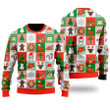Merry Christmas Light It Up Pattern Ugly Christmas Sweater For Men & Women, Adult