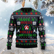 Holly Volley Volleyball Christmas Ugly Christmas Sweater For Men & Women, Adult