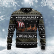 Viking Fa La La La Valhalla All Over Printed Ugly Christmas sweater