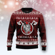 Viking Fa La La La Valhalla All Over Printed Ugly Christmas sweater