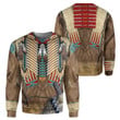 Red Native American - 3D All Over Printed Shirt