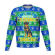 Rottweiler They Know When You Have Snacks Christmas Ugly Sweater