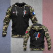 Customize French Army Symbol Camo V2 Unisex Adult Hoodies