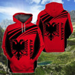 Albania Eagle Design Unisex Adult Shirts