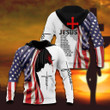 Jesus United States Flag Unisex Adult Hoodies