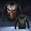 United Kingdom Police 3D Armor Unisex Adult Hoodies
