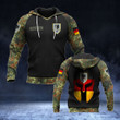 Customize German Army Camo Spartan Unisex Adult Hoodies