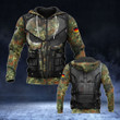 Customize German Army Armor 3D Camo Unisex Adult Hoodies
