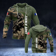 French Army Soldier Camo Unisex Adult Hoodies