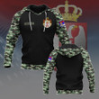 Customize Serbia Coat Of Arms Special Unisex Adult Hoodies