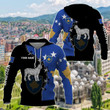 Customize Kosovo Balkan Lynx & Coat Of Arms Unisex Adult Shirts