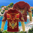 Montenegro With Coat Of Arms K9 Unisex Adult Hoodies