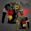 Customize German Army Camo Unisex Adult Hoodies