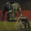 German Army Skull Flag Unisex Adult Hoodies