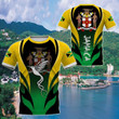 Jamaica Bird & Coat Of Arms 3D Unisex Adult Shirts