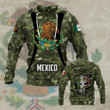 Mexico Coat Of Arms Camo V3 Unisex Adult Hoodies