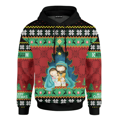 The Best Gift Is Jesus Christmas Customized 3D All Over Printed Sweater