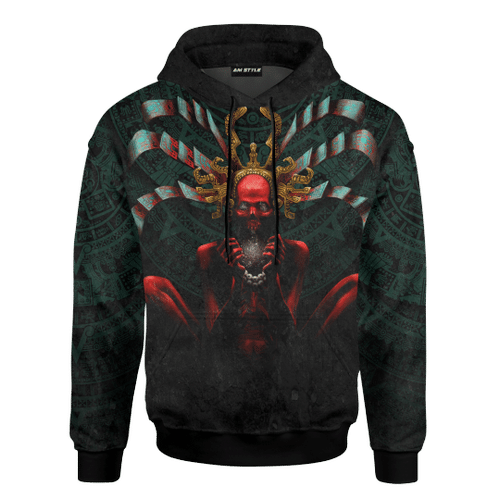Mictlantecuhtli God Of The Dead Maya Aztec Customized 3D All Over Printed hoodie