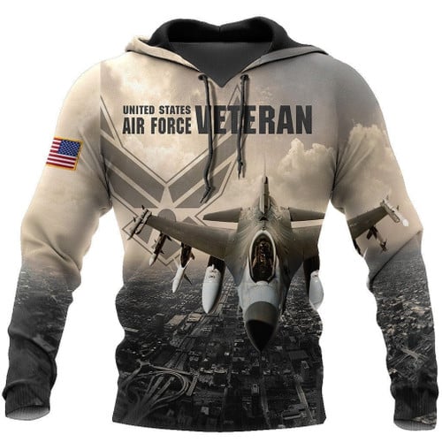 US Air Force Veteran All Over Printed Unisex Shirts