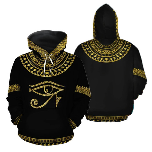 African Horus Egypt 3D All Over Printed hoodie