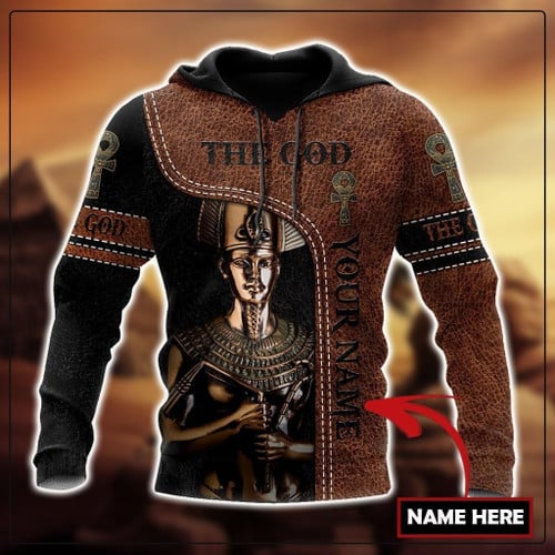 Custom Name Pharaoh The God Ancient Egypt 3D All Over Print hoodie