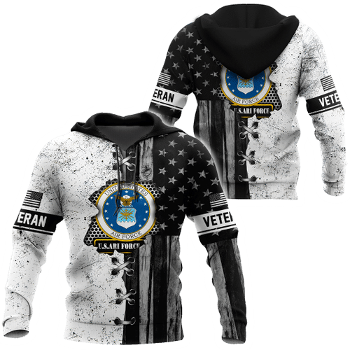 Veteran Us Air Force In My Heart 3D Shirts For Men And Women