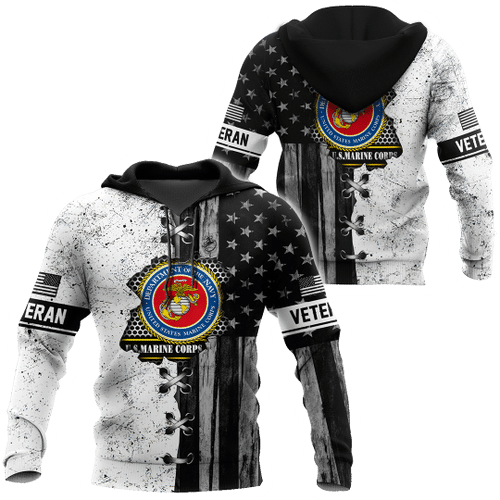 Veteran Us Marine Corps In My Heart 3D Shirts For Men And Women
