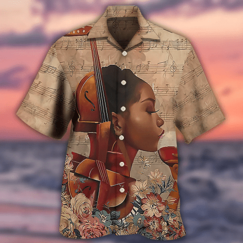 Music Lover Easily Distracted By Music And Wine Hawaiian Shirt Hoodifize