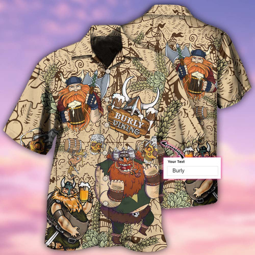 Viking Victory Style Personalized Hawaiian Shirt Hoodifize
