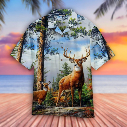 Love Deer Hunting Hawaiian Shirt Hoodifize