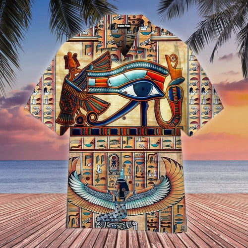 Egyptian Eye Of Horus God Hawaiian Shirt Hoodifize